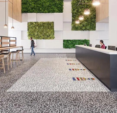 Forbo Flotex by Galeote 340001 f Albayzin Tiza Blanco фото 2 | FLOORDEALER